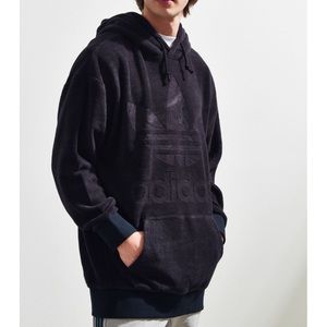 Basically Brand New ADIDAS TREFOIL FUZZY HOODIE